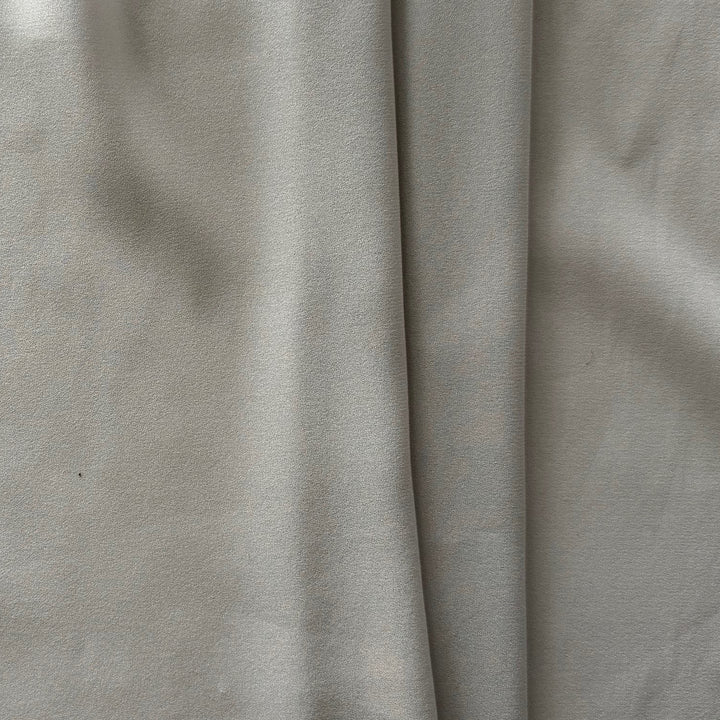 Semi-Sheer Cool Pearlescent Stretch Silk Crepe Georgette (Made in Italy)