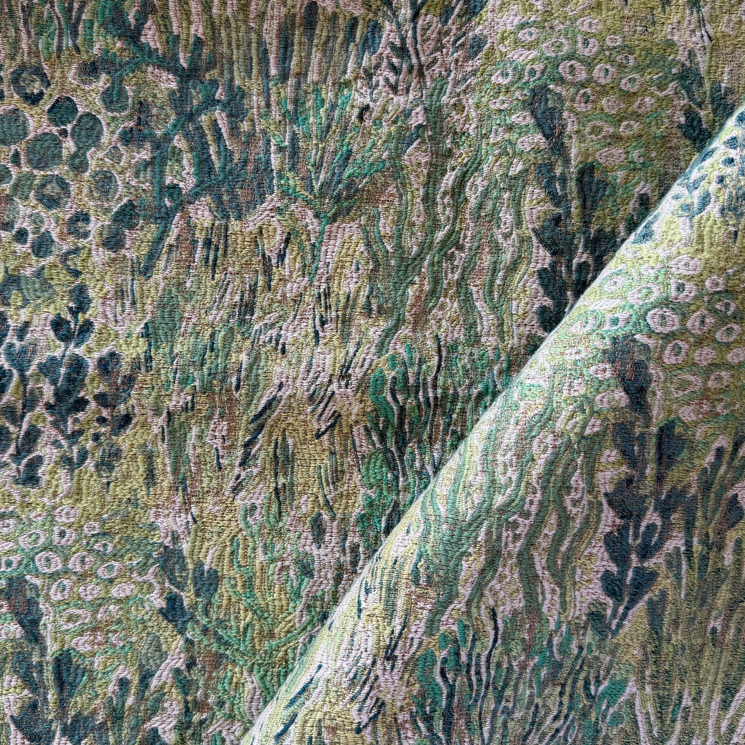 High-End Magical Seaweed Garden Rayon Blend Tapestry (Made in Turkey)