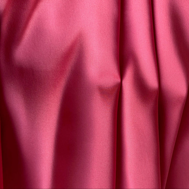 Gleaming Victorian Rose Stretch Silk Satin Charmeuse