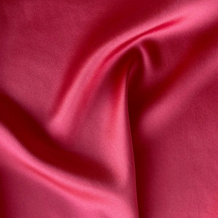 Gleaming Victorian Rose Stretch Silk Satin Charmeuse