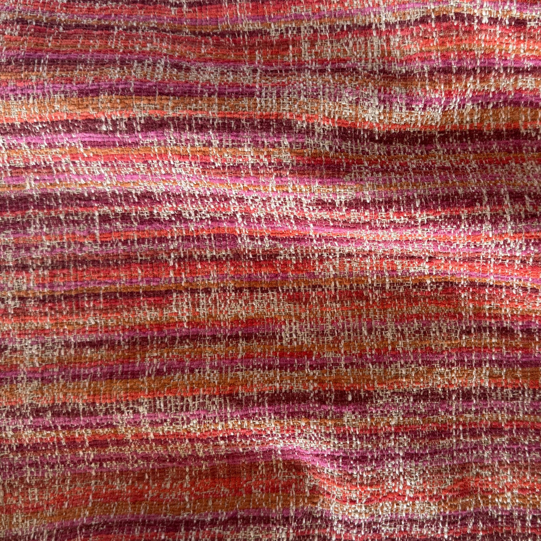 Mid-Weight Elegant Sunset Reflection Polyester Blend Tweed (Made in Turkey)
