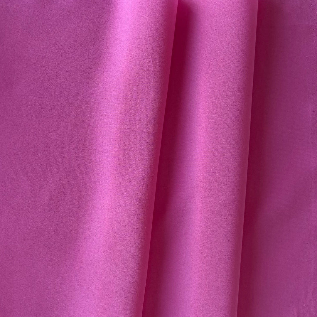 High-End Sophisticated Peony Silk Crepe de Chine (Made in France)