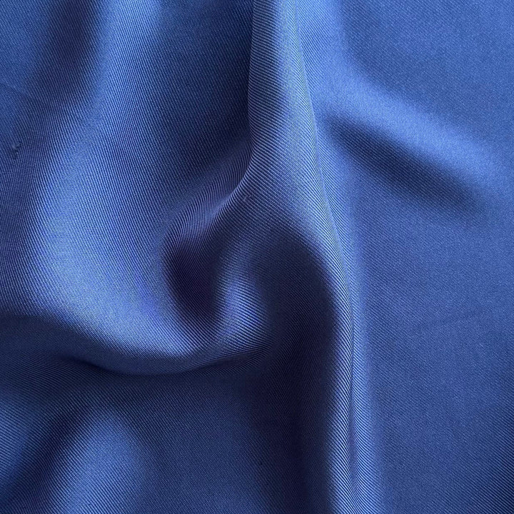 Girani Crocus Sky Night Silk Twill (Made in Italy)