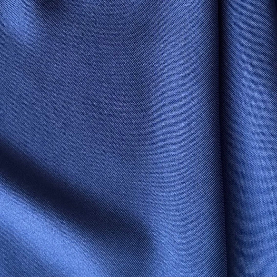 Girani Crocus Sky Night Silk Twill (Made in Italy)