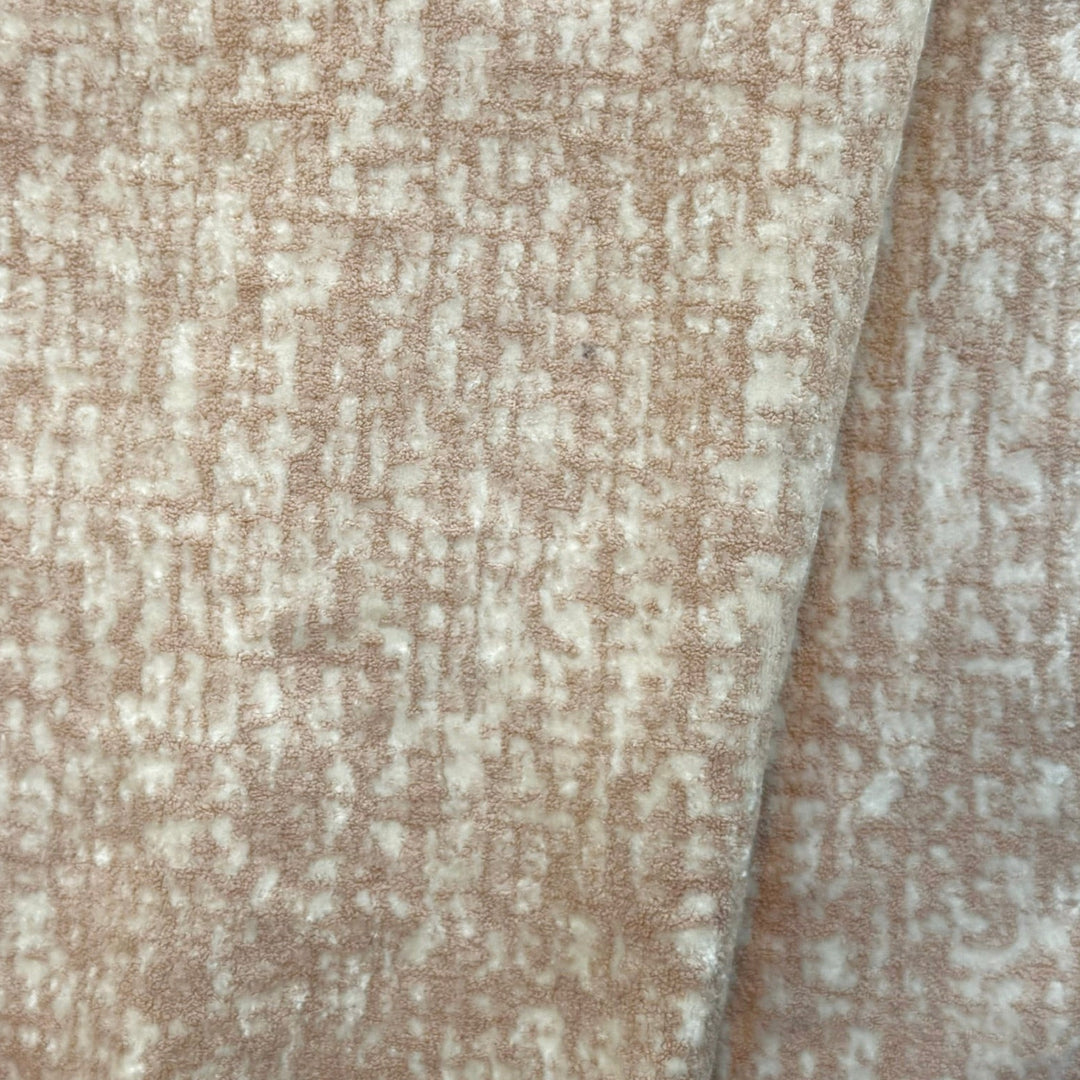 Vintage French Taupe Abstract Clouds Rayon Blend Chenille (Made in Turkey)