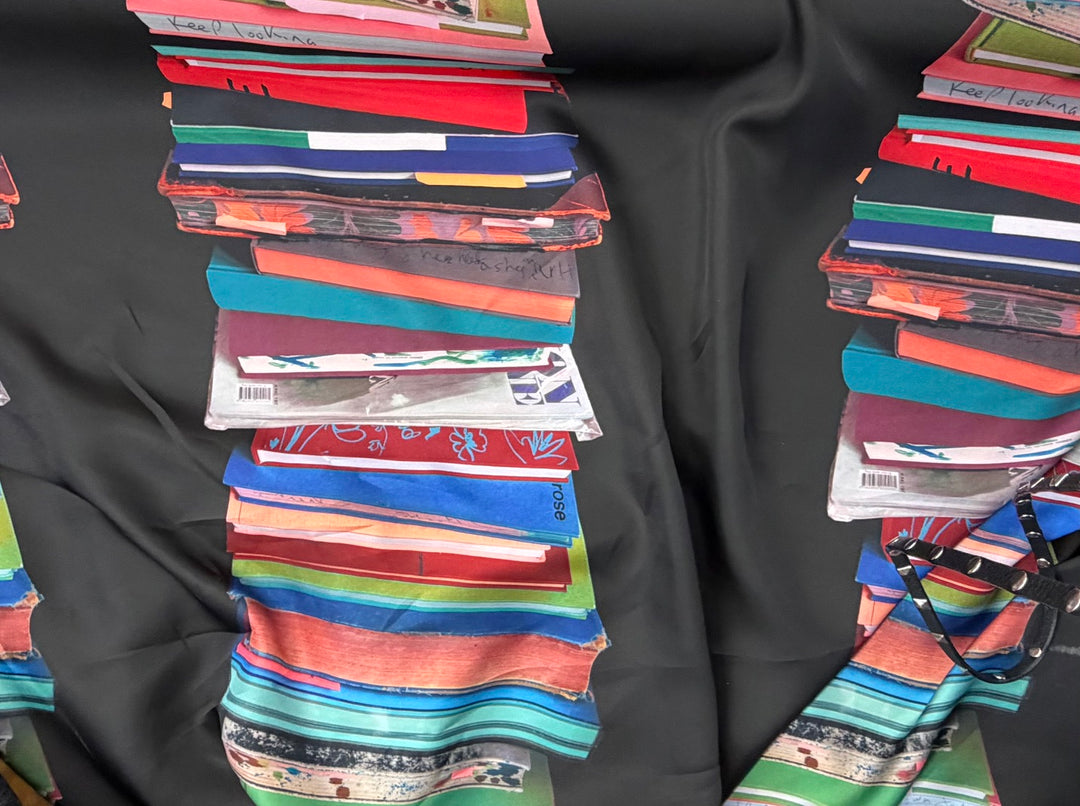 Designer Bibliophile's Delight Rayon Cupro Lining (Made in Italy)