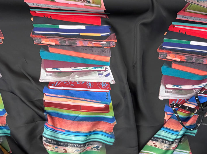 Designer Bibliophile's Delight Rayon Cupro Lining (Made in Italy)