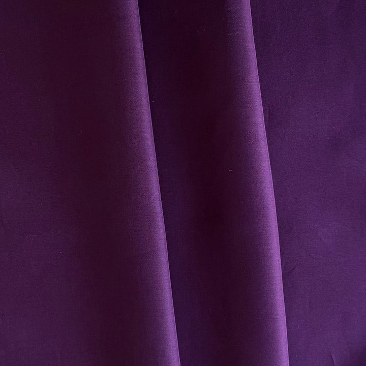 Pansy Purple Silk Crepe de Chine (Made in Italy)