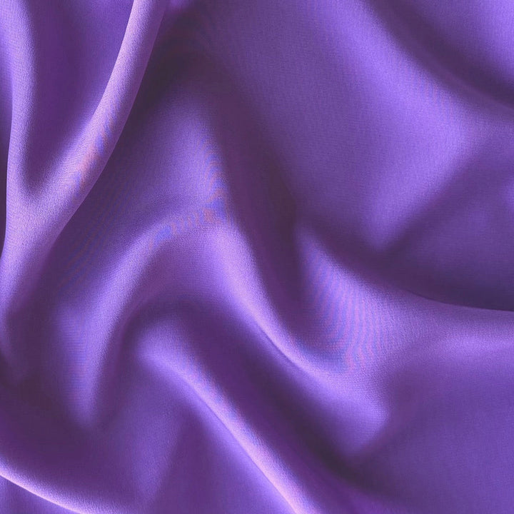 Fresh French Lavender Silk Crepe de Chine (Made in Italy)