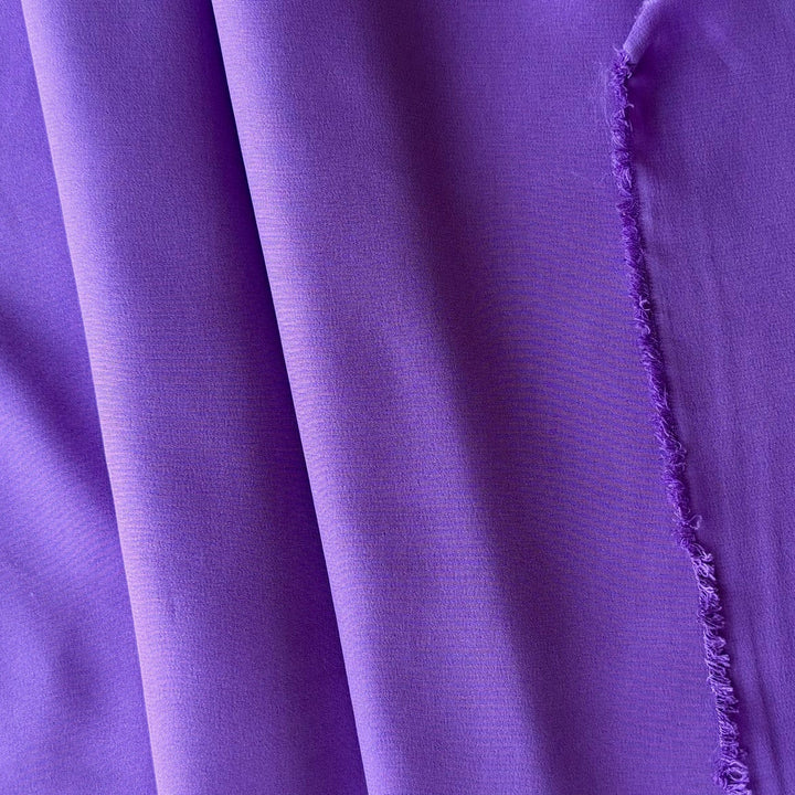 Fresh French Lavender Silk Crepe de Chine (Made in Italy)