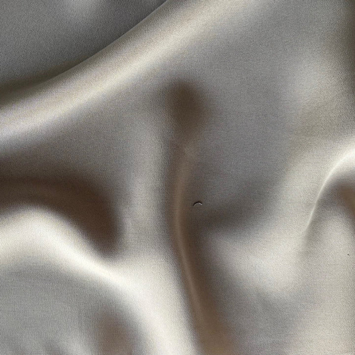 High-End Elegant Toffee Sand 6-Ply Silk Crepe (Made in Italy)