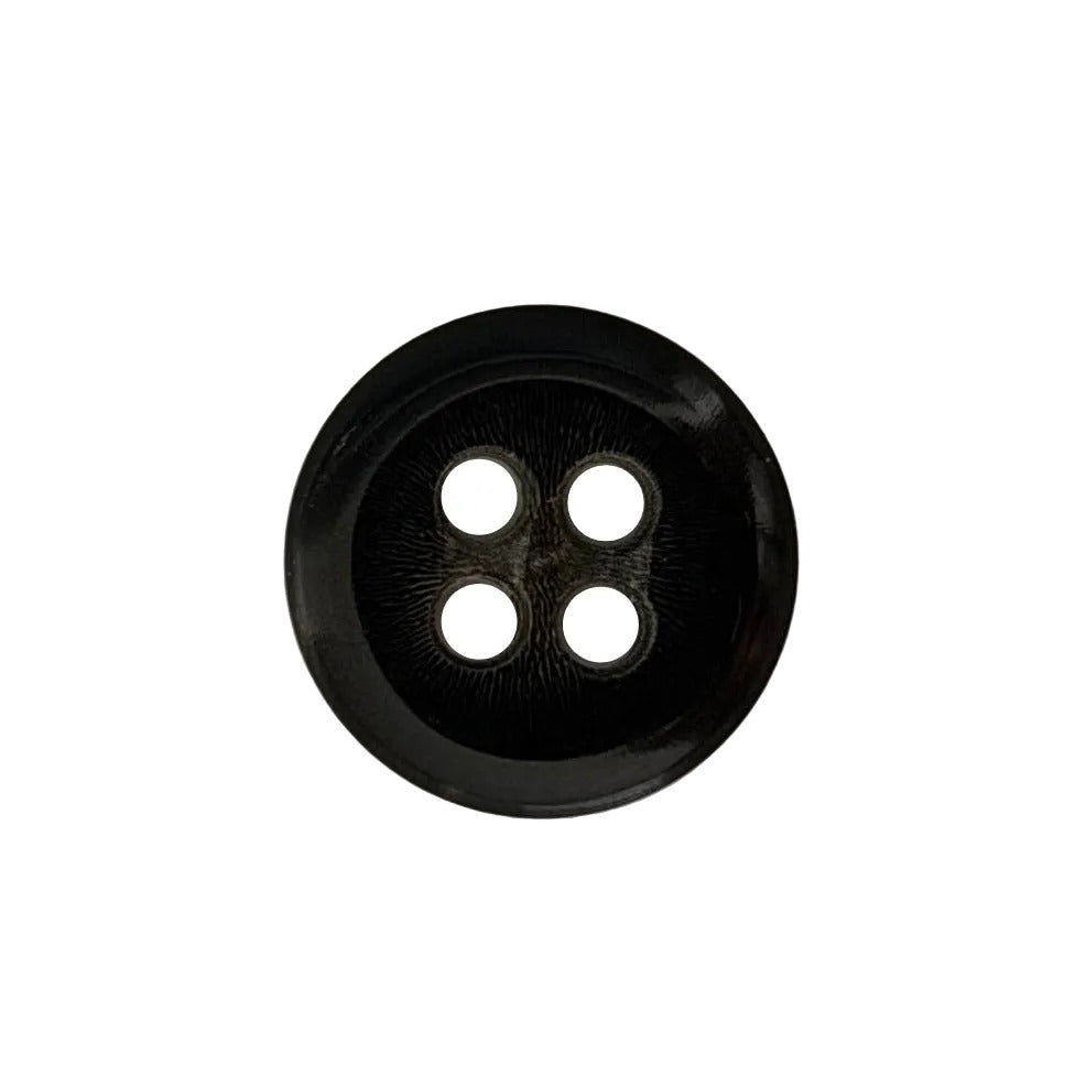 9/16" Classic 4-Hole Horn Button (Made in Spain)