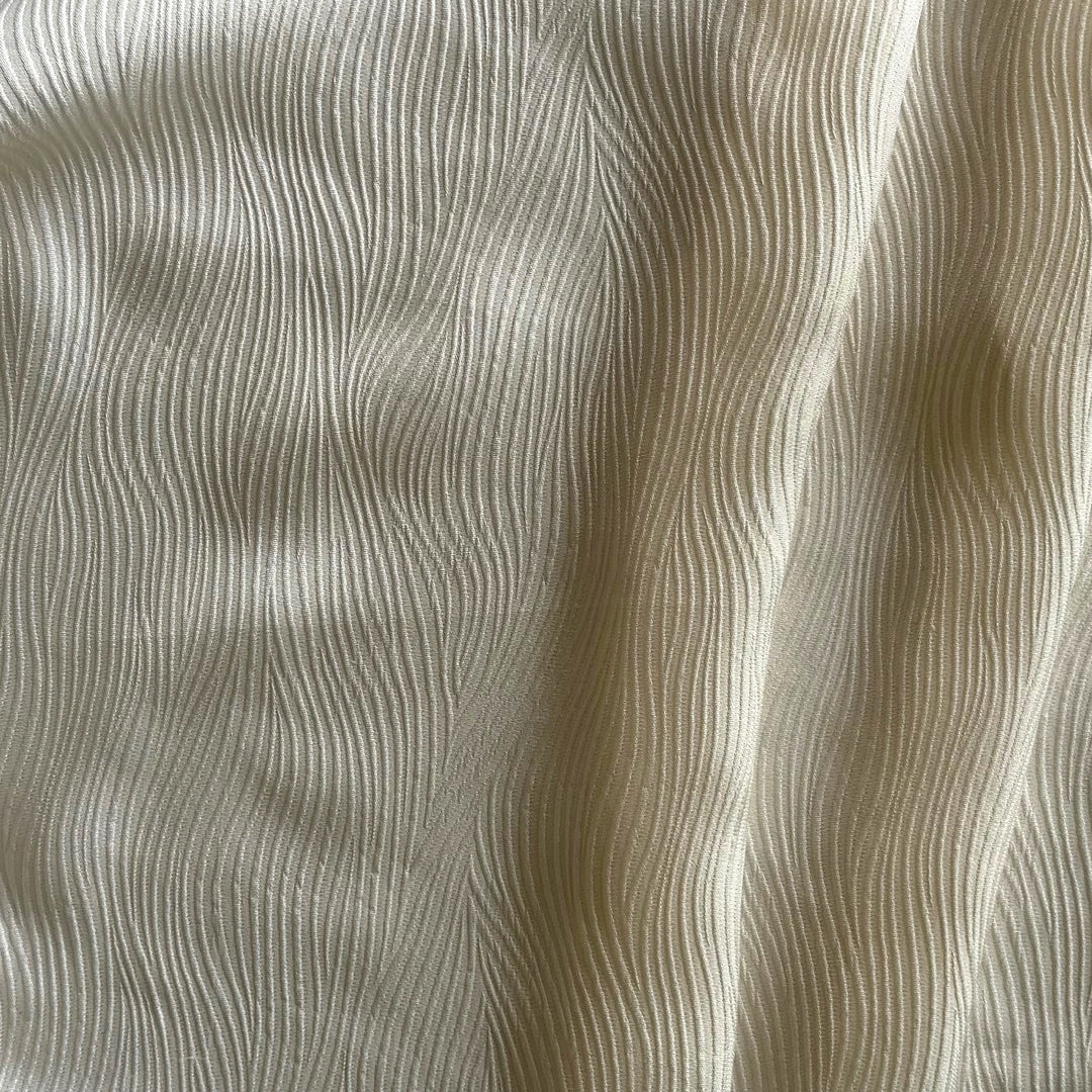 Light-Weight Sand Dune Wavy Textured Silk (Made in Italy)
