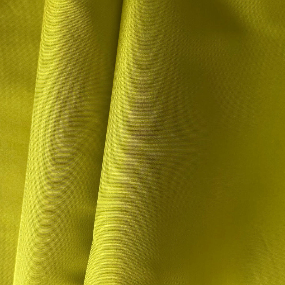 High-End Sophisticated Chartreuse Silk Faille (Made in Italy)