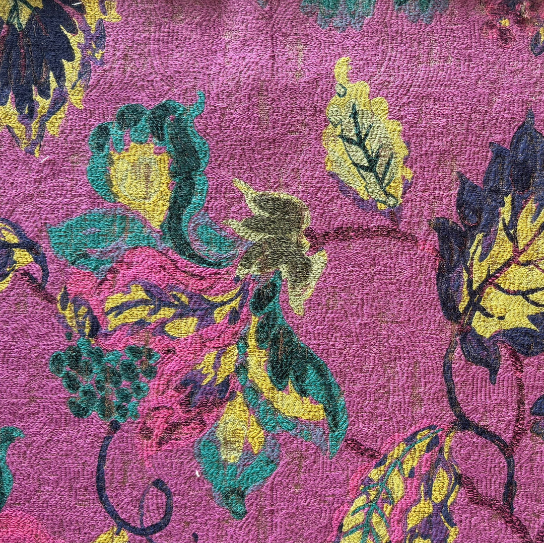 Heavy Duty Orchid Lush Garden Vines Rayon Blend (Made in Turkey)