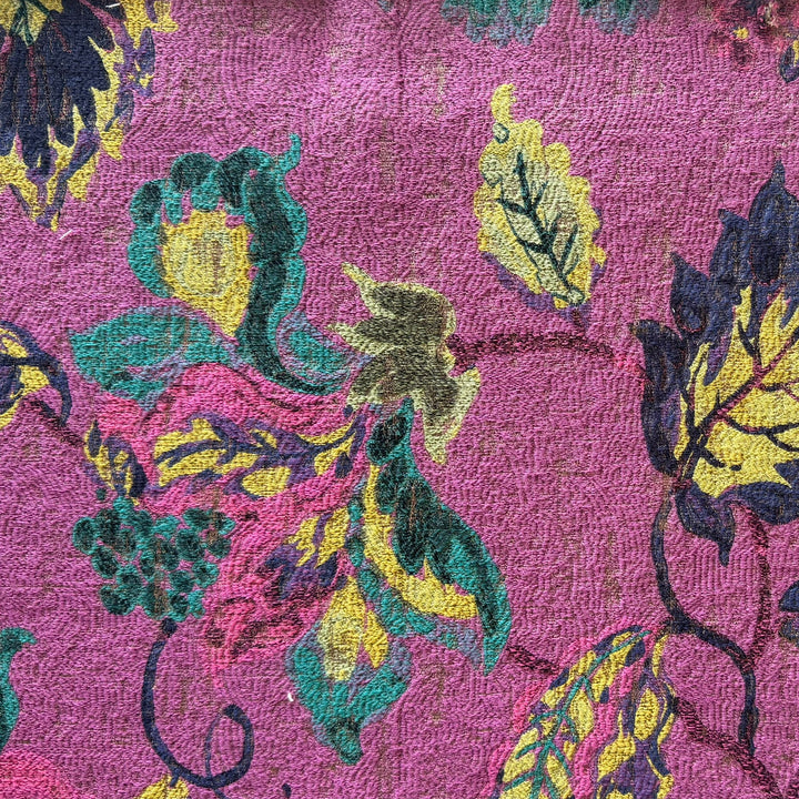 Heavy Duty Orchid Lush Garden Vines Rayon Blend (Made in Turkey)