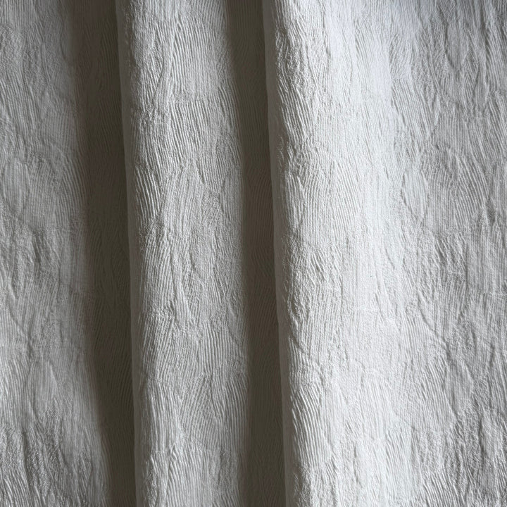 High-End Abstracted Leaves Stretch Cotton Blend Jacquard (Made in Italy)