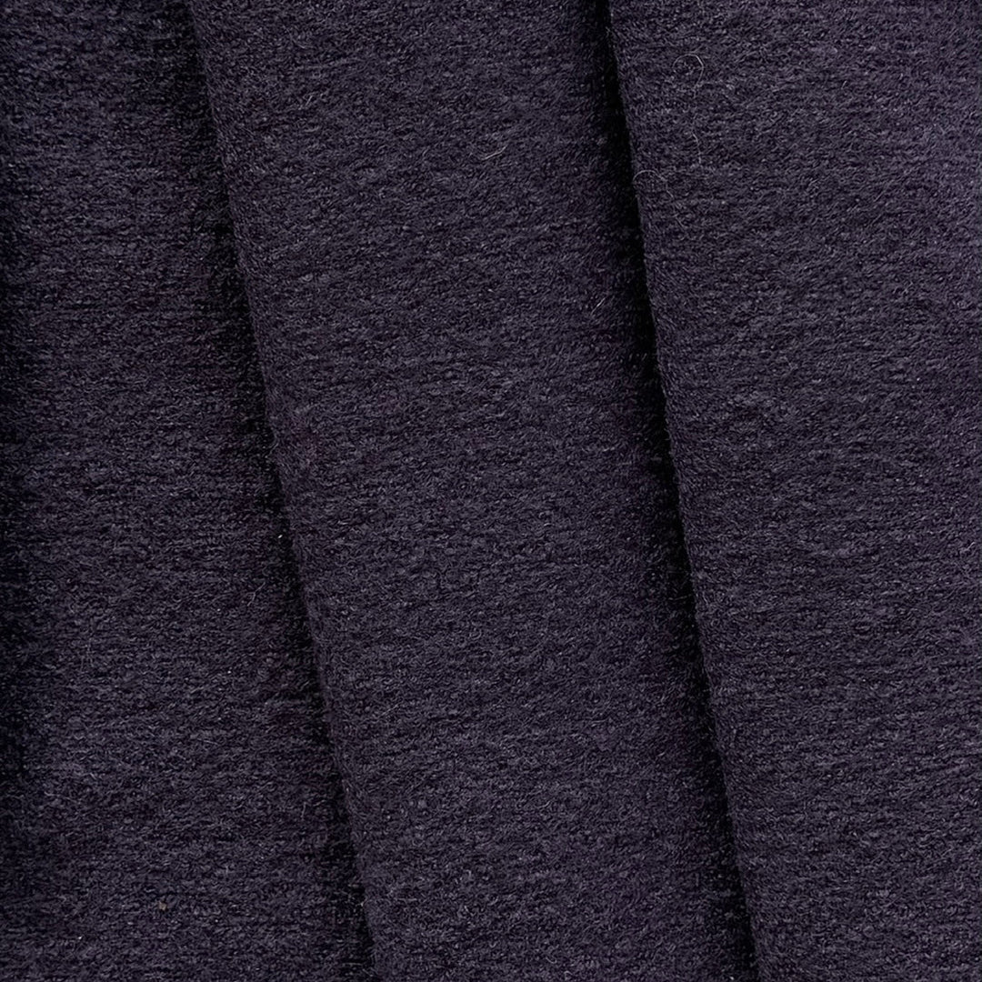 Mid-Weight Dusty Grape Boiled Wool Coating (Made in Italy)