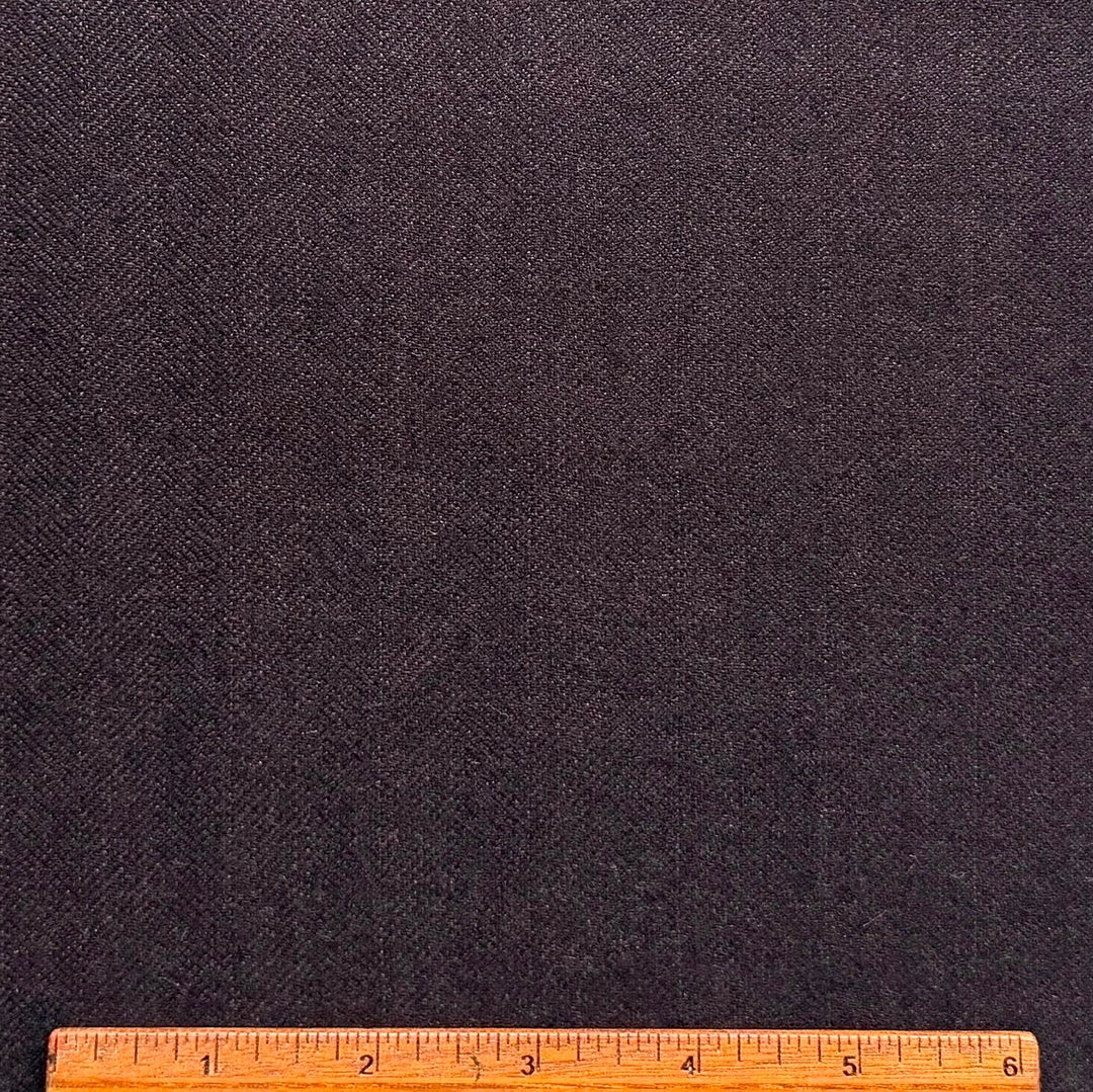 Guabello Navy & Mauve Virgin Wool Herringbone (Made in Italy)
