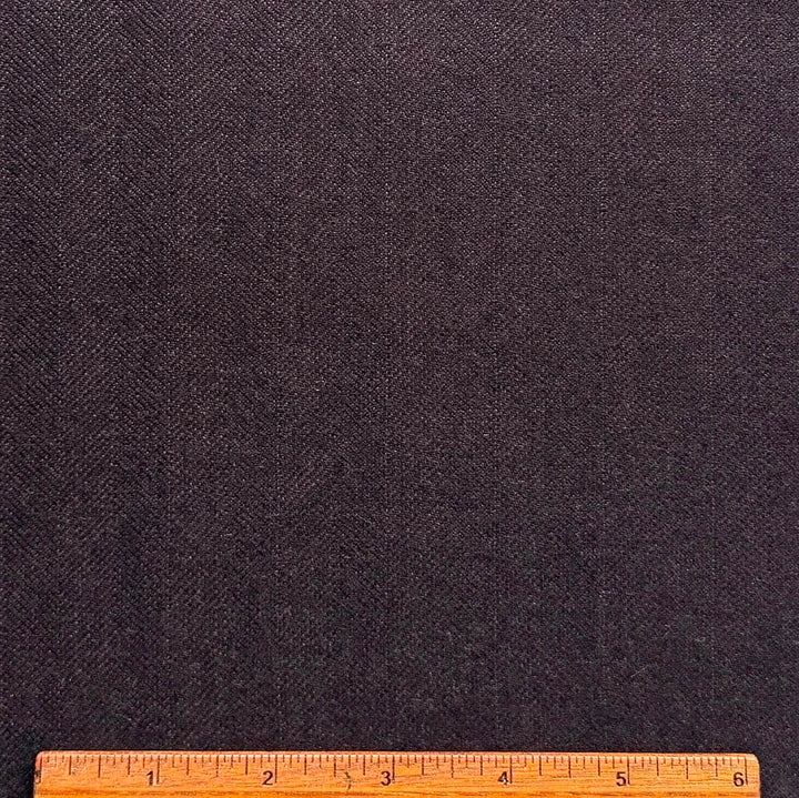 Guabello Navy & Mauve Virgin Wool Herringbone (Made in Italy)