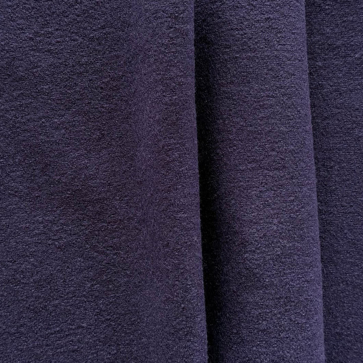 Mid-Weight Dusty Grape Boiled Wool Coating (Made in Italy)