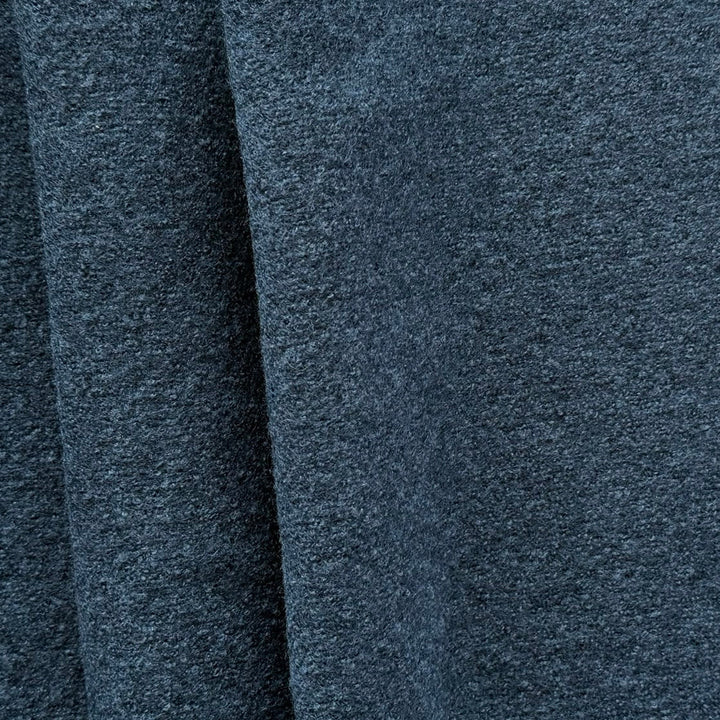 Mid-Weight Heathered Denim Boiled Wool Coating (Made in Italy)