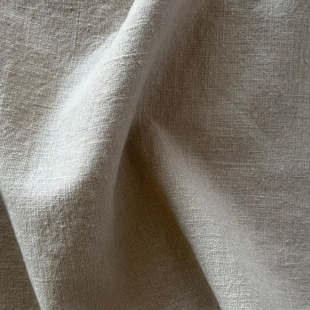 Heavy-Weight Sandstone Rustic Washed Linen (Made in Poland)