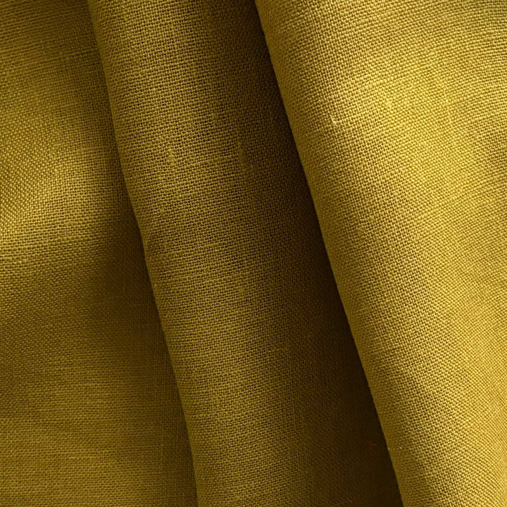 Lighter-Weight Spiced Curry Selvedged Linen (Made in Italy)