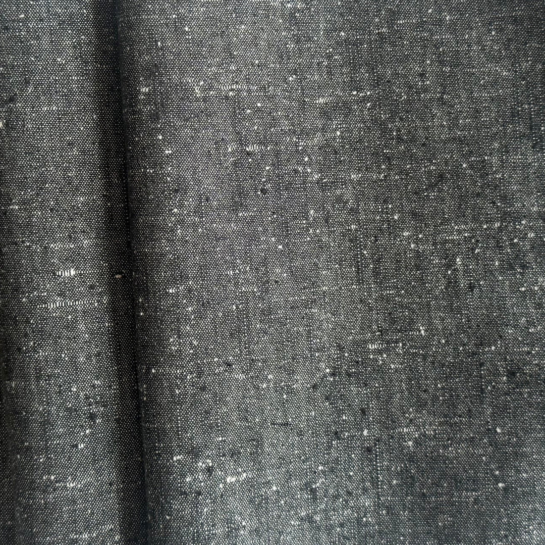 Bottega Veneta Tweedy Achromatic Cotton & Silk Suiting (Made in Italy)