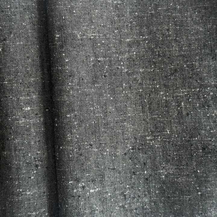 Bottega Veneta Tweedy Achromatic Cotton & Silk Suiting (Made in Italy)