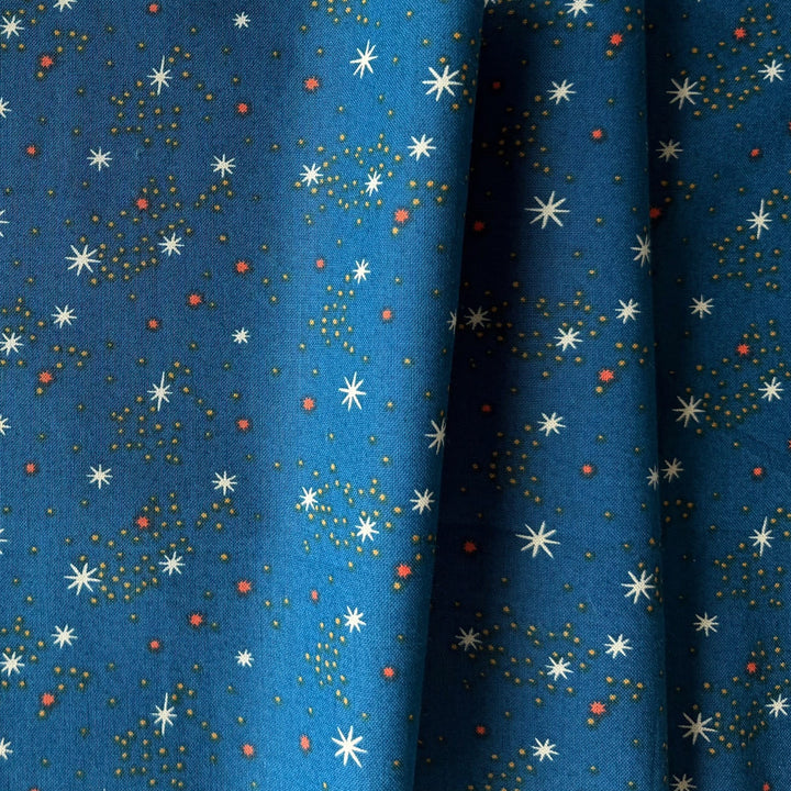 Riverbank Spark Sapphire Quilting Cotton (Made in Japan)