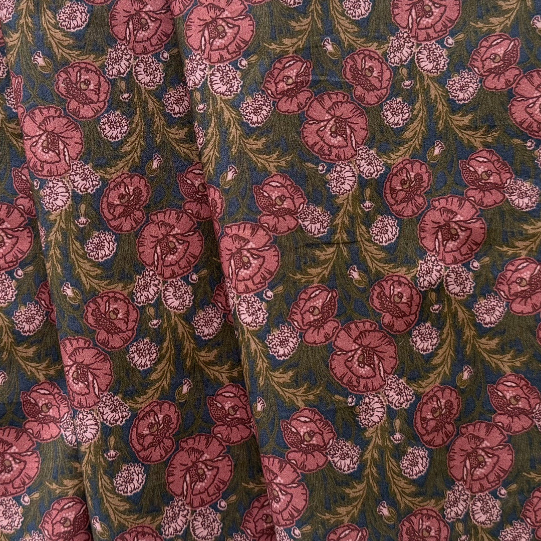 Beatrice Maud Navy Liberty of London Tana Cotton Lawn (Made in Italy)
