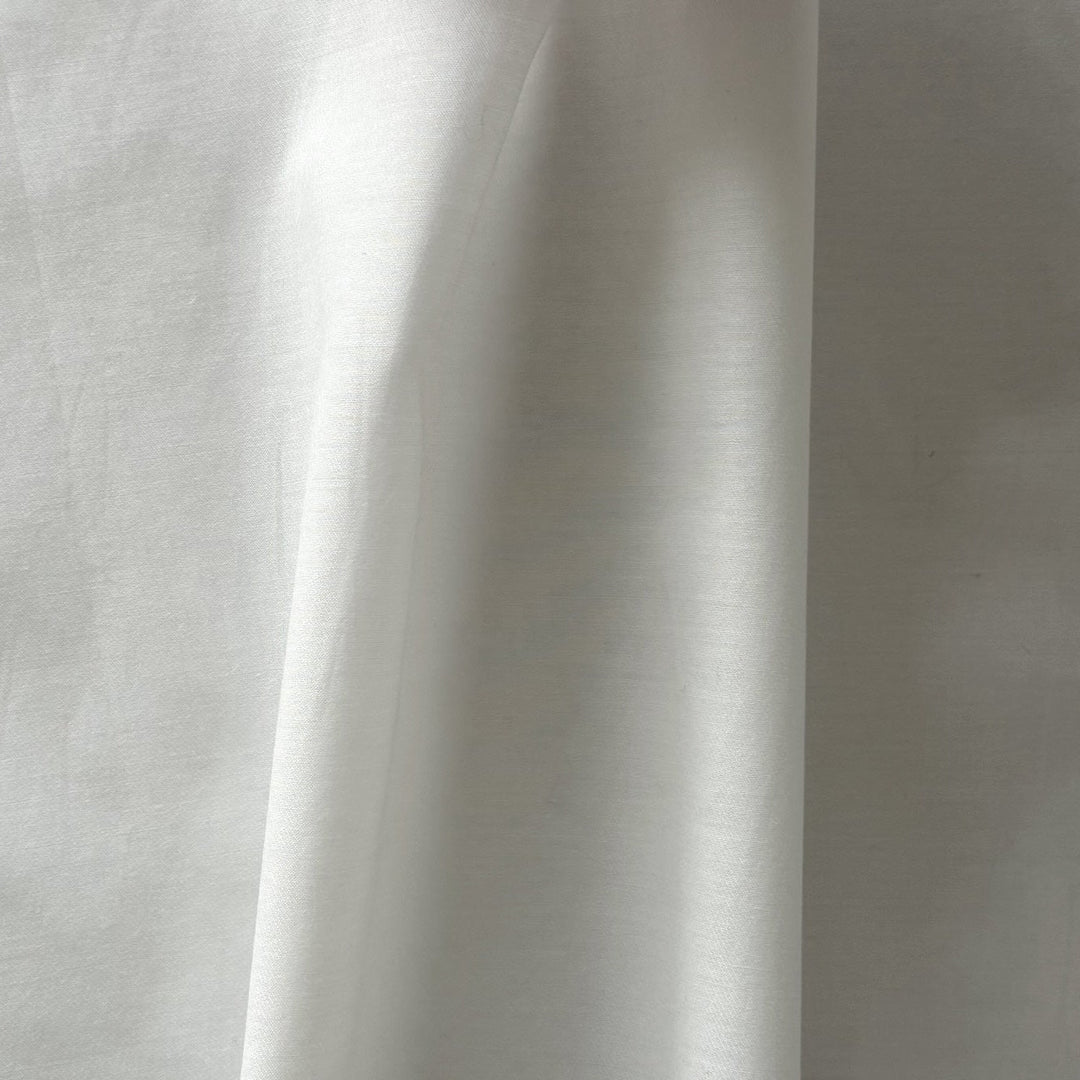 Semi-Sheer Cloud White Cotton Lawn (Made in Japan)