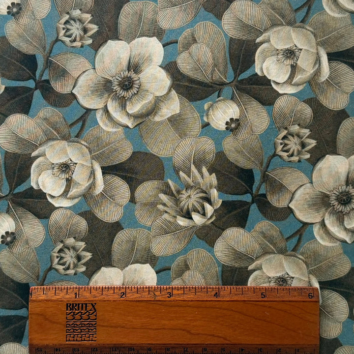 Rosea Blue Liberty of London Tana Cotton Lawn (Made in Italy)
