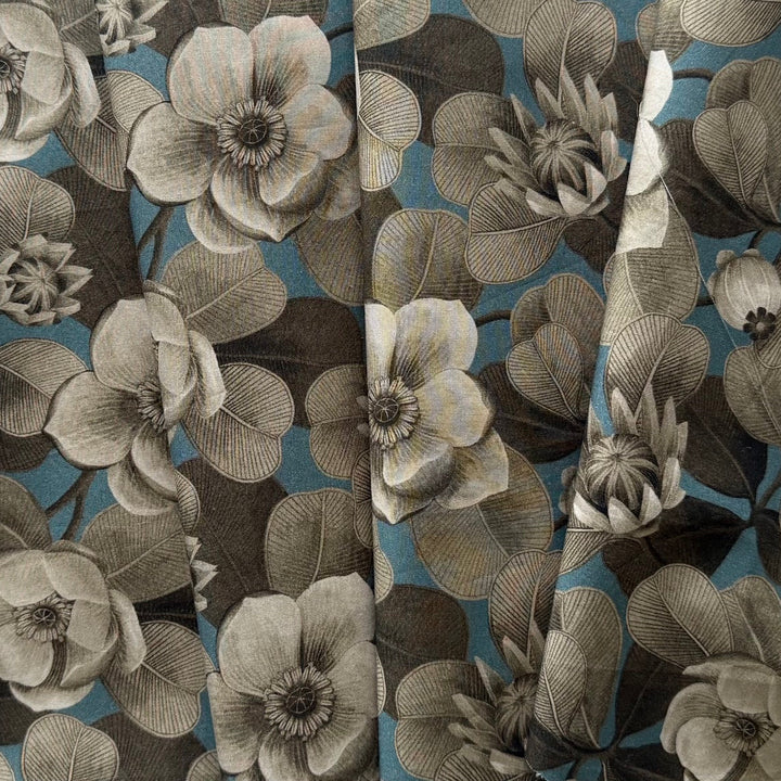 Rosea Blue Liberty of London Tana Cotton Lawn (Made in Italy)
