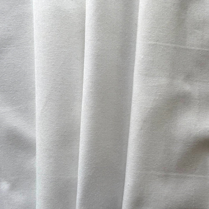 Basic White Plain Weave Cotton