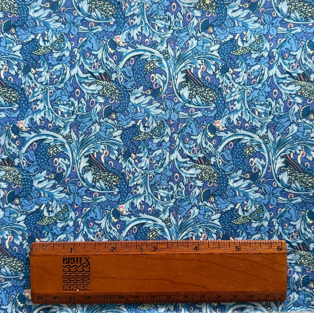 Eden’s Awakening Blue Liberty of London Tana Cotton Lawn (Made in Italy)