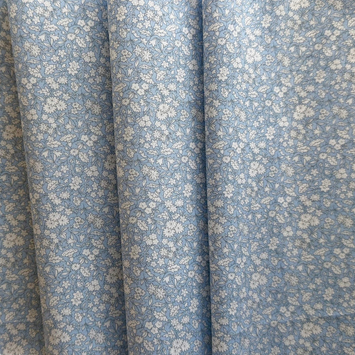 Delicate Ditzy Blue Liberty of London Tana Cotton Lawn (Made in Italy)