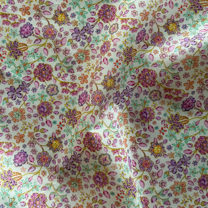 Fiona Devaux Purple Liberty of London Tana Cotton Lawn (Made in Italy)