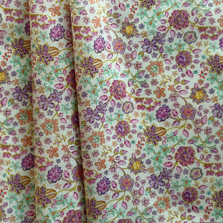 Fiona Devaux Purple Liberty of London Tana Cotton Lawn (Made in Italy)