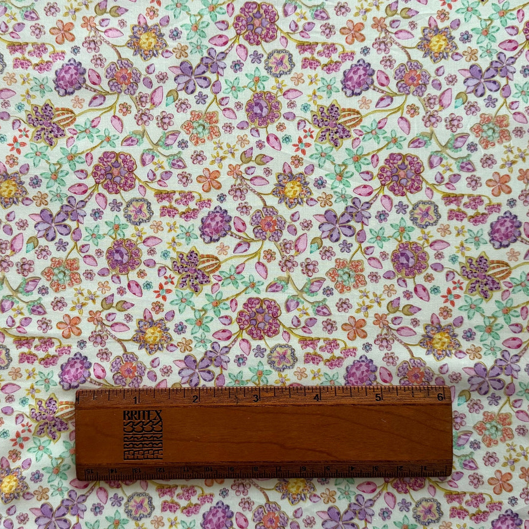 Fiona Devaux Purple Liberty of London Tana Cotton Lawn (Made in Italy)