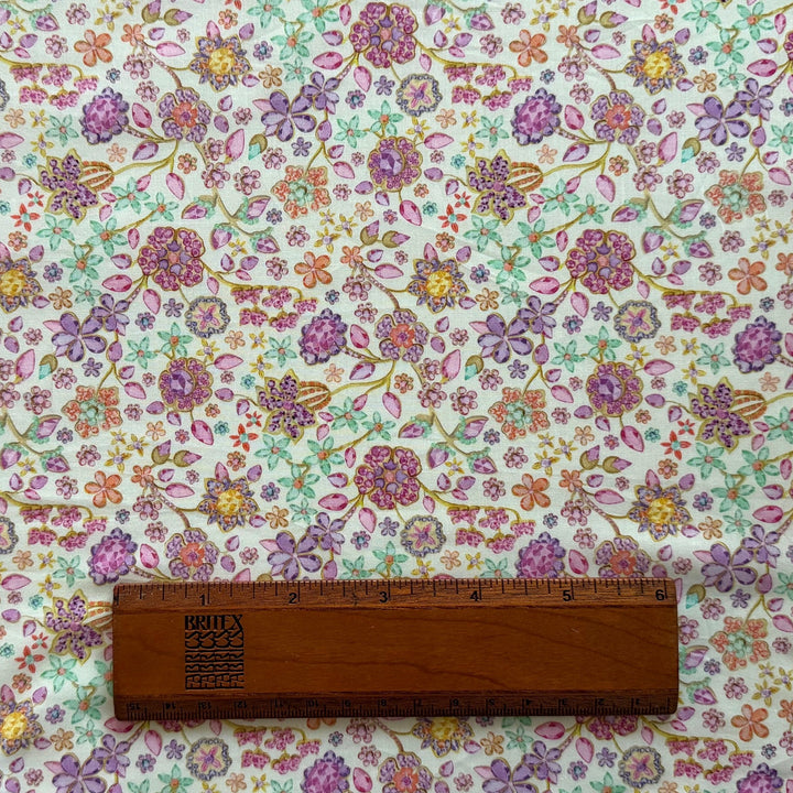 Fiona Devaux Purple Liberty of London Tana Cotton Lawn (Made in Italy)