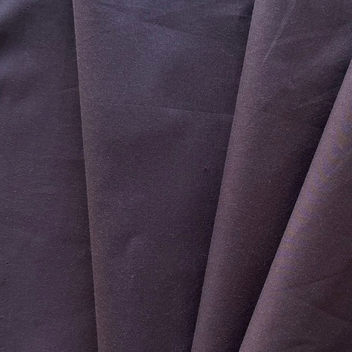 Mid-Weight Berry Plum Crisp Cotton Poplin