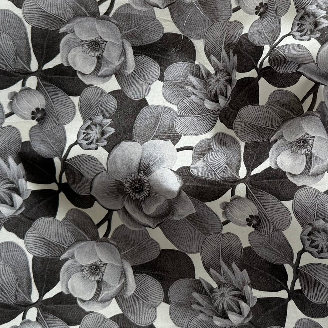 Rosea Grey Liberty of London Tana Cotton Lawn (Made in Italy)