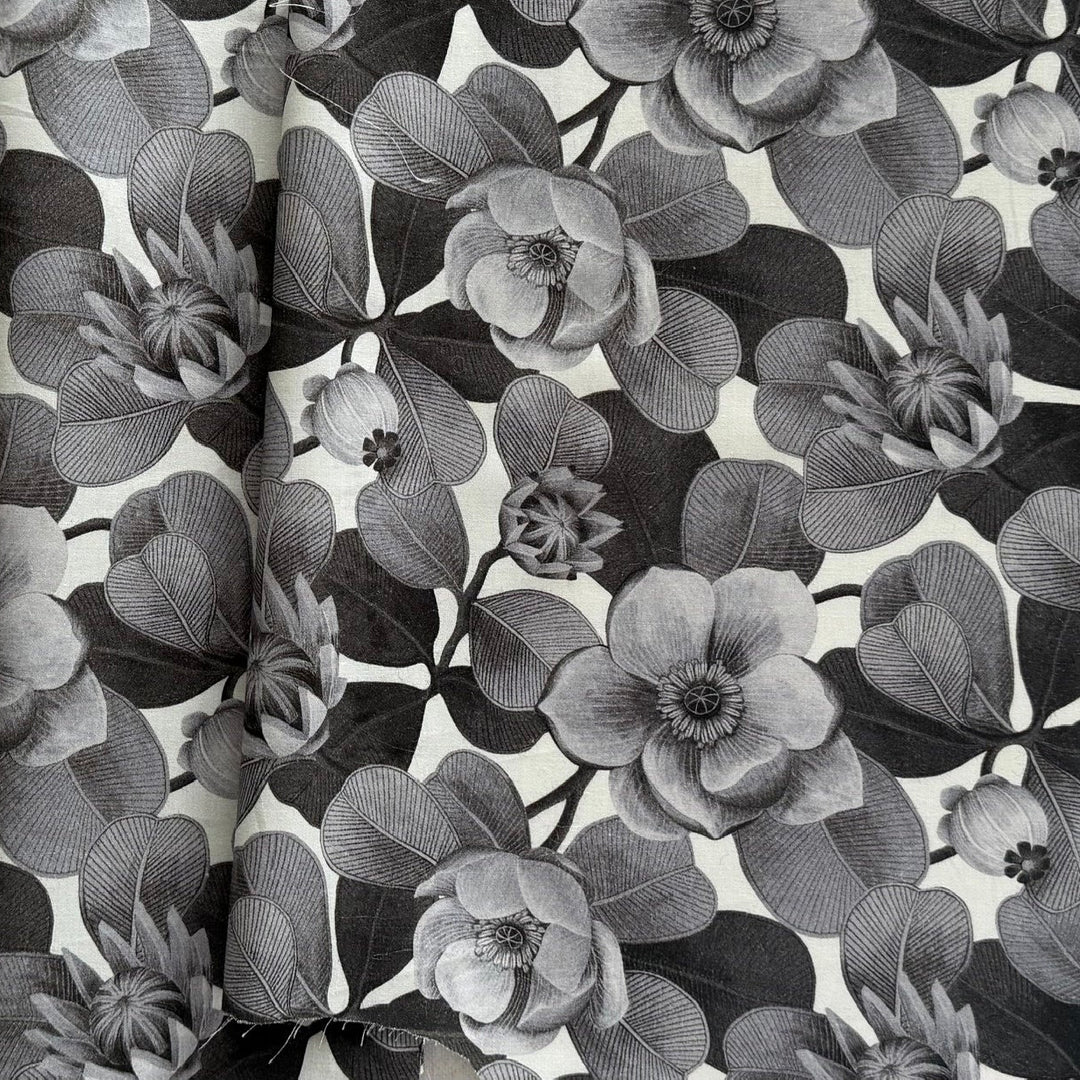 Rosea Grey Liberty of London Tana Cotton Lawn (Made in Italy)