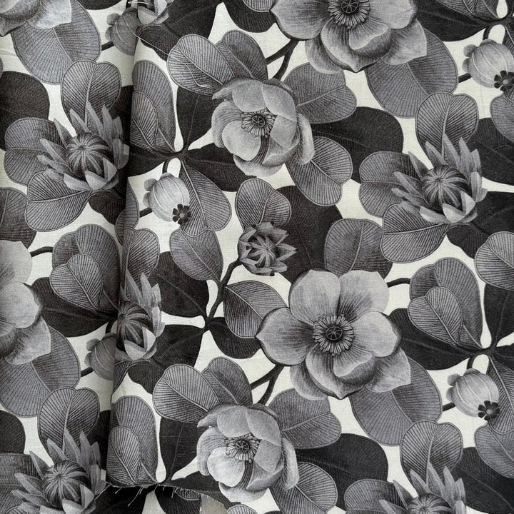 Rosea Grey Liberty of London Tana Cotton Lawn (Made in Italy)
