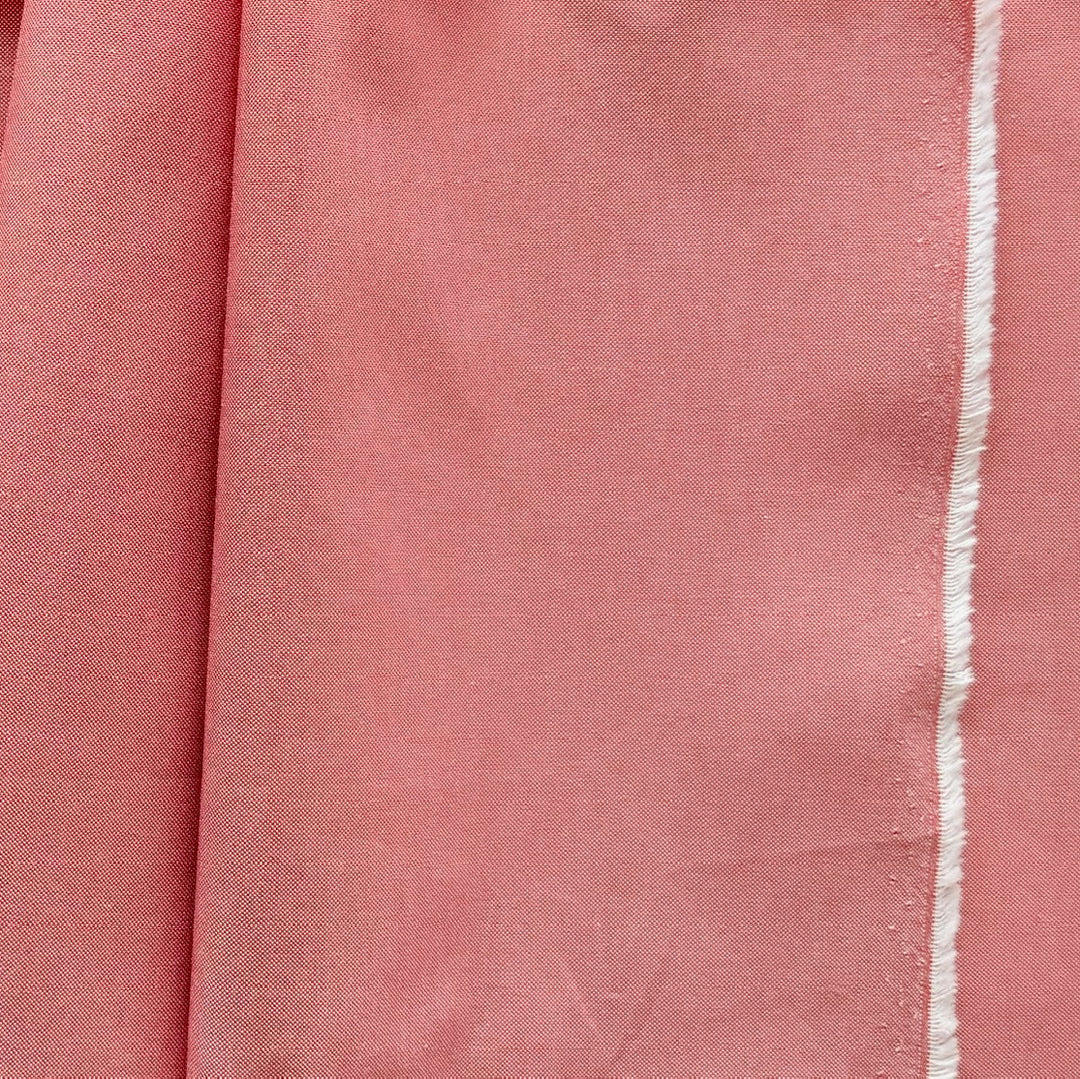 Mid-Weight Coral Oxford Cotton (Made in Japan)