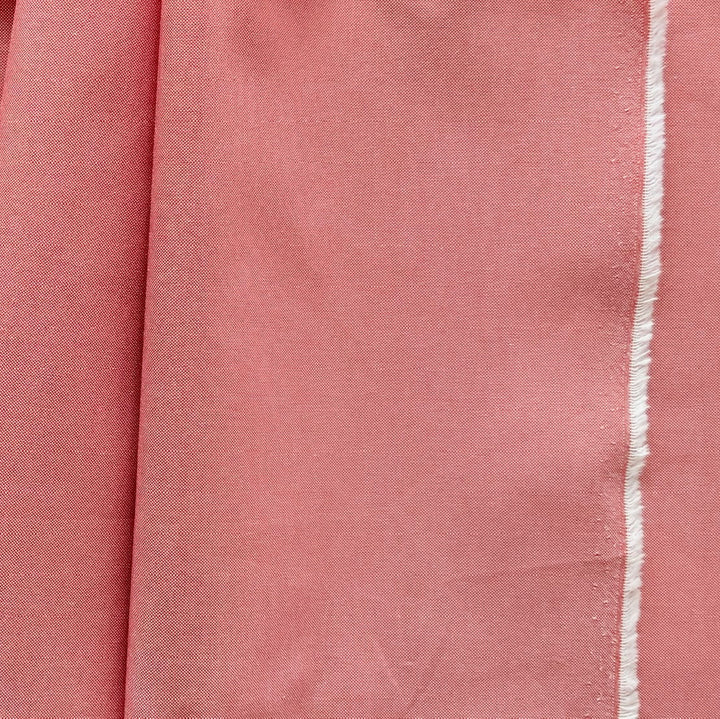 Mid-Weight Coral Oxford Cotton (Made in Japan)