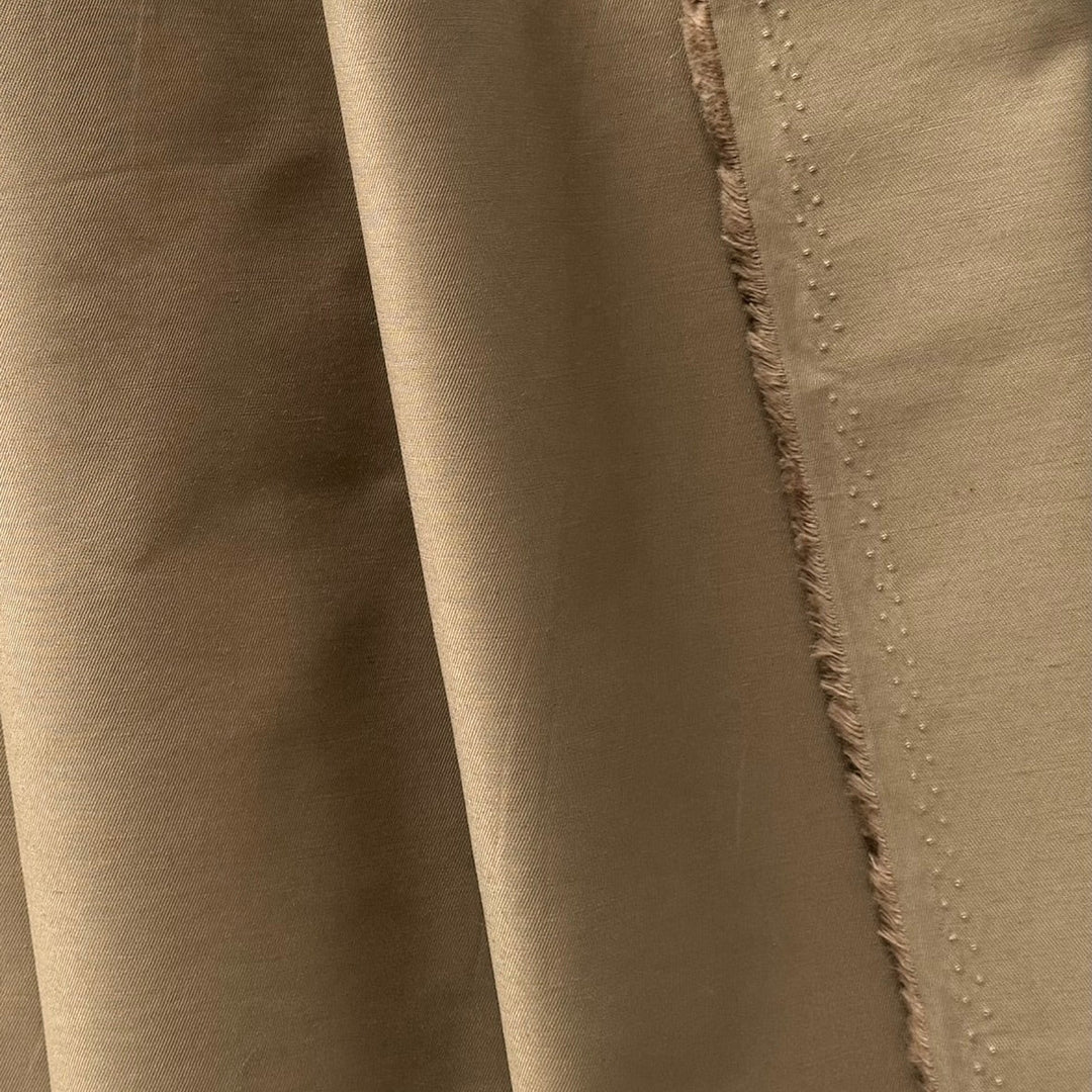 Water-Resistant Buckskin Cotton Blend Twill (Made in Japan)