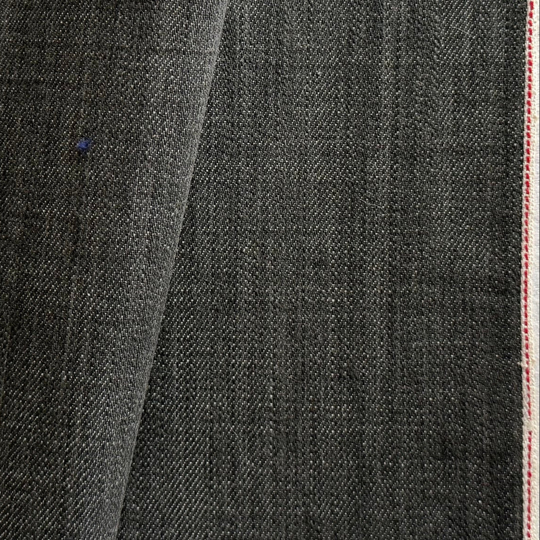 Heavier-Weight Off-Black Selvedged Cotton Denim (Made in Japan)